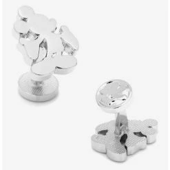 Coupon ✨ Disney Mickey Mouse Silver Mickey Mouse Silhouette Cufflinks 🎉
