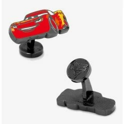 Best Sale 🎁 Disney Pixar Lightning Mcqueen Cufflinks 😉