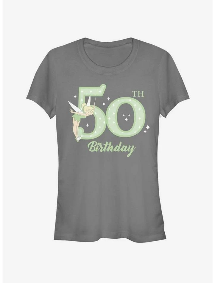 Promo 😀 Disney Peter Pan Tinker Bell 50Th Birthday 🎉 Girls T-Shirt ✨ 1 Promo 😀 Disney Peter Pan Tinker Bell 50Th Birthday 🎉 Girls T-Shirt ✨