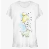Cheap 👏 Disney Peter Pan Tinker Bell Sketch Girls T-Shirt 👏