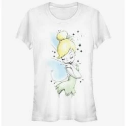 Cheap 👏 Disney Peter Pan Tinker Bell Sketch Girls T-Shirt 👏