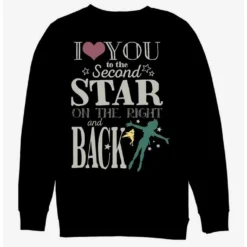 Best reviews of ⌛ Disney Peter Pan Love You To The Star Crew Sweatshirt ✔️