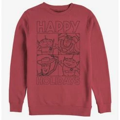 Top 10 ⭐ Disney Pixar Toy Story Holiday Story Crew Sweatshirt 😍