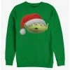 Deals 😀 Disney Pixar Toy Story Santa Alien Crew Sweatshirt ❤️