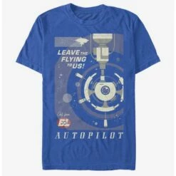 Wholesale 🎉 Disney Pixar Wall-E Autopilot Poster T-Shirt 🔔