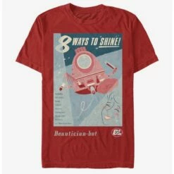Budget 😉 Disney Pixar Wall-E Beautician Bot Poster T-Shirt ✔️