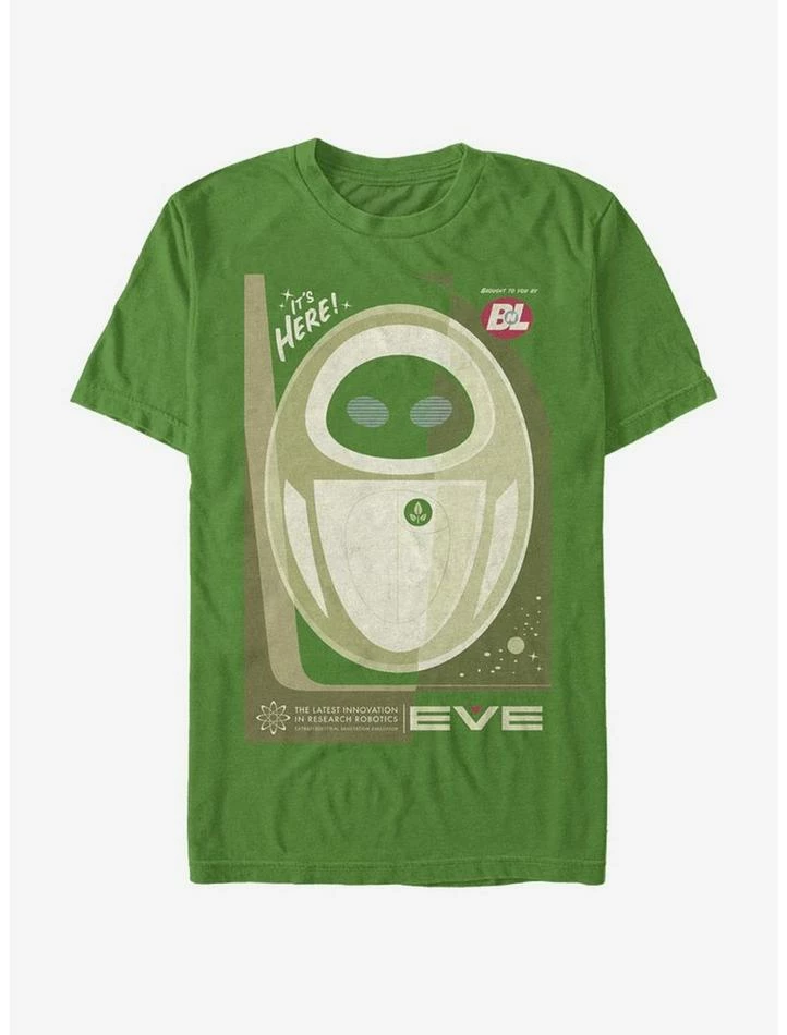 Brand new 🎁 Disney Pixar Wall-E Eve Is Here Poster T-Shirt ✨ 1 Brand new 🎁 Disney Pixar Wall-E Eve Is Here Poster T-Shirt ✨