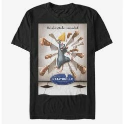Discount ✔️ Disney Pixar Ratatouille Ratatouille Poster T-Shirt 🎁