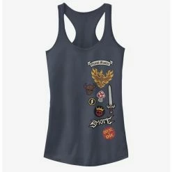 Best deal 🔔 Disney Pixar Onward Cutoff Patches Girls Tank ❤️