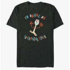 Deals 🥰 Disney Pixar Toy Story 4 Forky Crisis T-Shirt 🔔