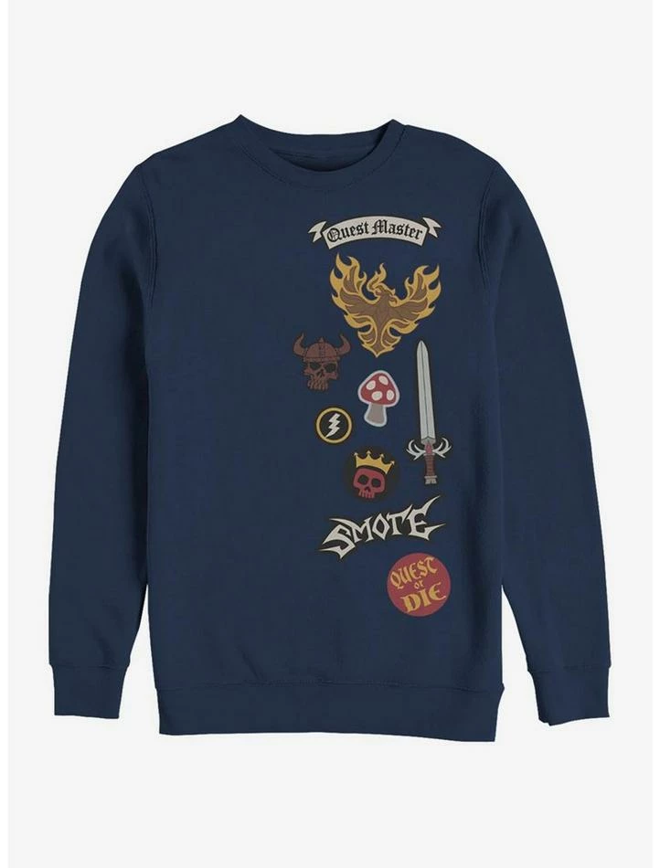 Wholesale ✨ Disney Pixar Onward Cutoff Patches Crew Sweatshirt ❤️ 1 Wholesale ✨ Disney Pixar Onward Cutoff Patches Crew Sweatshirt ❤️