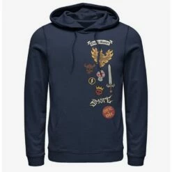 Best Sale ✨ Disney Pixar Onward Cutoff Patches Hoodie 🌟