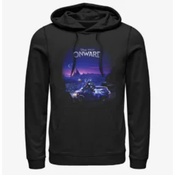 Best Sale 🧨  Disney Pixar Onward Poster Knockout Hoodie ❤️