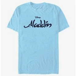 Budget 😀 Disney Aladdin Simple Aladdin Logo T-Shirt 😍