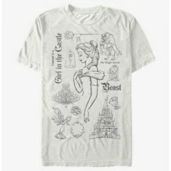 Top 10 🔥 Disney Beauty and The Beast Beast In The Castle T-Shirt 👏