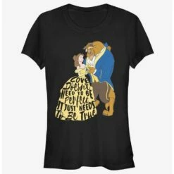Cheap 🧨 Disney Beauty and The Beast Colorful Love Girls T-Shirt ✔️