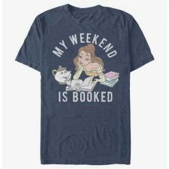 Top 10 🔔 Disney Beauty and The Beast Booked T-Shirt 💯