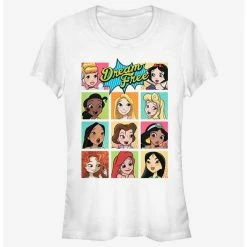 Wholesale 👍 Disney Princesses Dream Free Comic Portraits Girls T-Shirt 👏