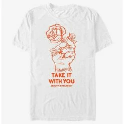 Outlet 😉 Disney Beauty and The Beast Thank You Bag T-Shirt 😉