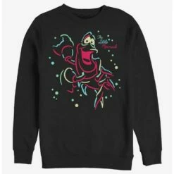 New ✨ Disney Little Mermaid Crab Lights Sweatshirt 😉