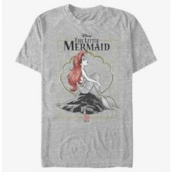 Deals 😀 Disney Little Mermaid Framed Anniversary T-Shirt ⌛