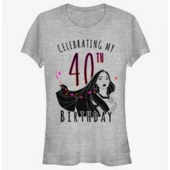 Budget ✔️ Disney Pocahontas Poca 40th Birthday Girls T-Shirt 😀