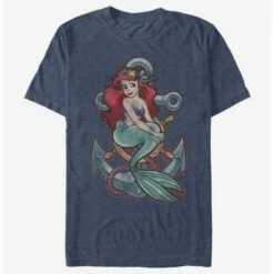 Cheapest 👏 Disney Little Mermaid Anchor T-Shirt 👏