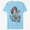 Promo ⌛ Disney Little Mermaid Anchor Mermaid T-Shirt ⭐