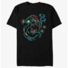 New ❤️ Disney Little Mermaid Ariel Lights T-Shirt 🔥