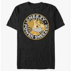 New 🛒 Disney Snow White About Sneezy Round T-Shirt ✔️