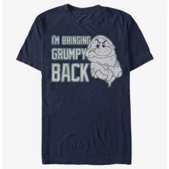 Cheapest 👏 Disney Snow White Grumpy Back T-Shirt 🧨