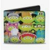 Best deal 😀 Disney Pixar Toy Story Aliens Character Cosplay Mashup Bi-fold Wallet ⌛