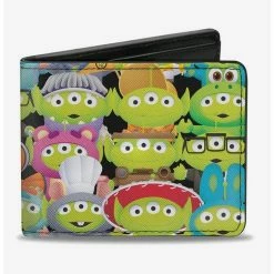 Best deal 😀 Disney Pixar Toy Story Aliens Character Cosplay Mashup Bi-fold Wallet ⌛