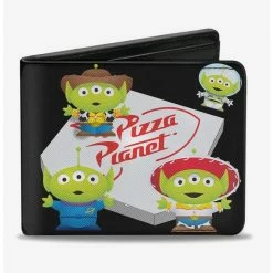 Top 10 ✔️ Disney Pixar Toy Story Pizza Planet Aliens Bi-fold Wallet ✨