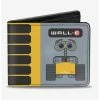 Budget 🎁 Disney Pixar Wall-E Pose Tread Solar Charge Level Icon Bi-fold Wallet 🤩
