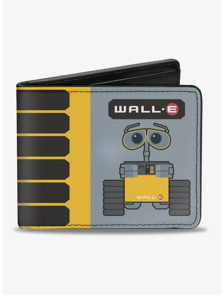 Budget 🎁 Disney Pixar Wall-E Pose Tread Solar Charge Level Icon Bi-fold Wallet 🤩 1 Budget 🎁 Disney Pixar Wall-E Pose Tread Solar Charge Level Icon Bi-fold Wallet 🤩