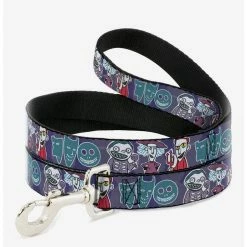 Brand new 🎁 The Nightmare Before Christmas Lock Shock Barrel Pose And Masks Dog Leash 💯