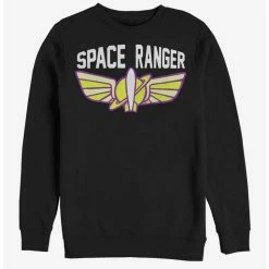 Cheap 💯 Disney Pixar Toy Story Buzz Logo Crew Sweatshirt ✨