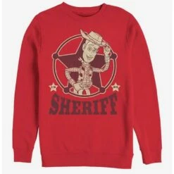 Hot Sale 🌟 Disney Pixar Toy Story Sheriff Woody Crew Sweatshirt 🔥