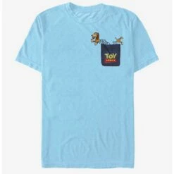 Promo 🌟 Disney Pixar Toy Story Slinky 👍 Dog Faux Pocket T-Shirt ⌛