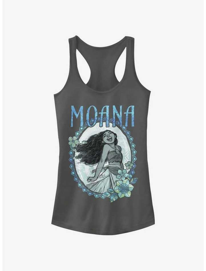 Best deal ๐ Disney Moana Moana Wreath Girls Tank โจ 1 Best deal ๐ Disney Moana Moana Wreath Girls Tank โจ