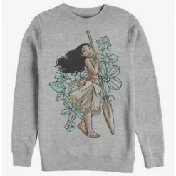 New 🔔 Disney Moana Moana Sketch Crew Sweatshirt 😉