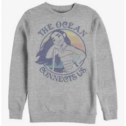 Top 10 ✨ Disney Moana Sunset Moana Crew Sweatshirt 🤩
