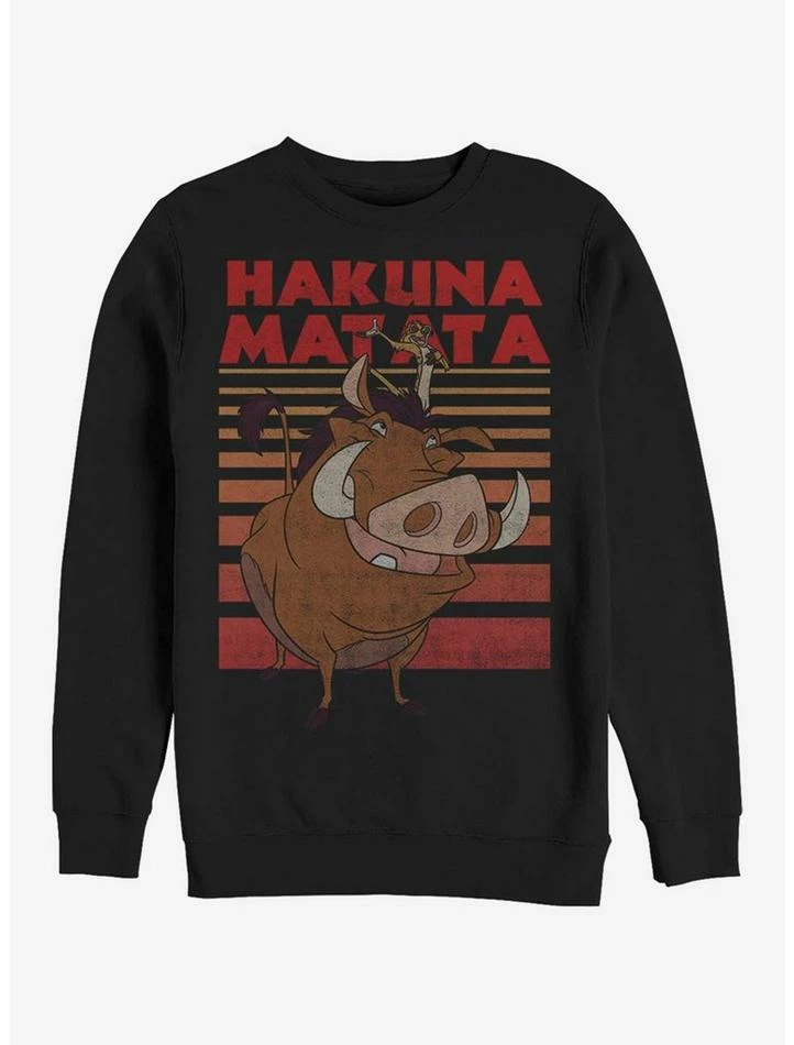Flash Sale 🎉 Disney The Lion King Classic Hakuna Matata Crew Sweatshirt 😉 1 Flash Sale 🎉 Disney The Lion King Classic Hakuna Matata Crew Sweatshirt 😉