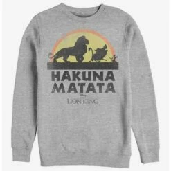 Wholesale 🤩 Disney The Lion King Hakuna Walk Crew Sweatshirt 🎁