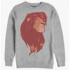 Cheap ⌛ Disney The Lion King King Crew Sweatshirt ⌛