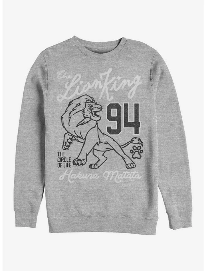 Best Sale ✔️ Disney The Lion King Line Crew Sweatshirt ✨ 1 Best Sale ✔️ Disney The Lion King Line Crew Sweatshirt ✨