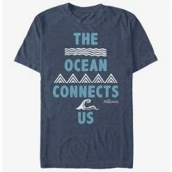 Best Sale 👍 Disney Moana The Ocean Connects Us T-Shirt 🎁