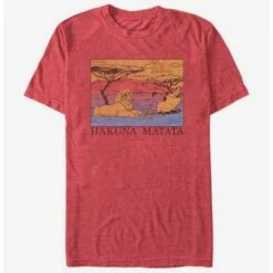 Best reviews of ⭐ Disney The Lion King Hakuna Lines T-Shirt ✔️