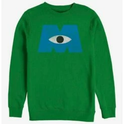 Hot Sale ⭐ Disney Pixar Monsters University Distressed Logo Crew Sweatshirt 🌟